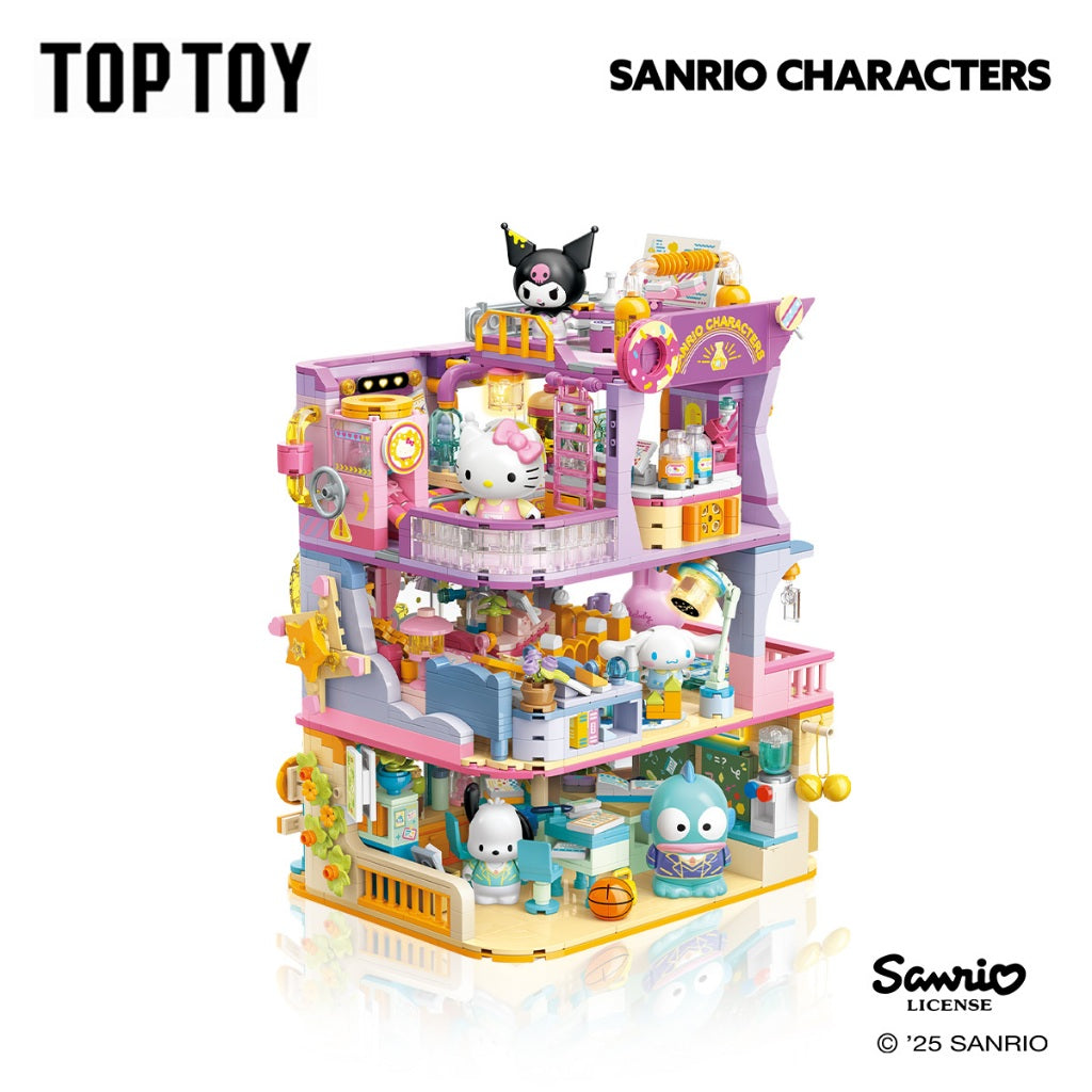 TOPTOY x Sanrio-School Series-Afternoon Classroom/Inspiration Lab/Sweet Dream Kindergarten Building Blocks บล็อกตัวต่อ