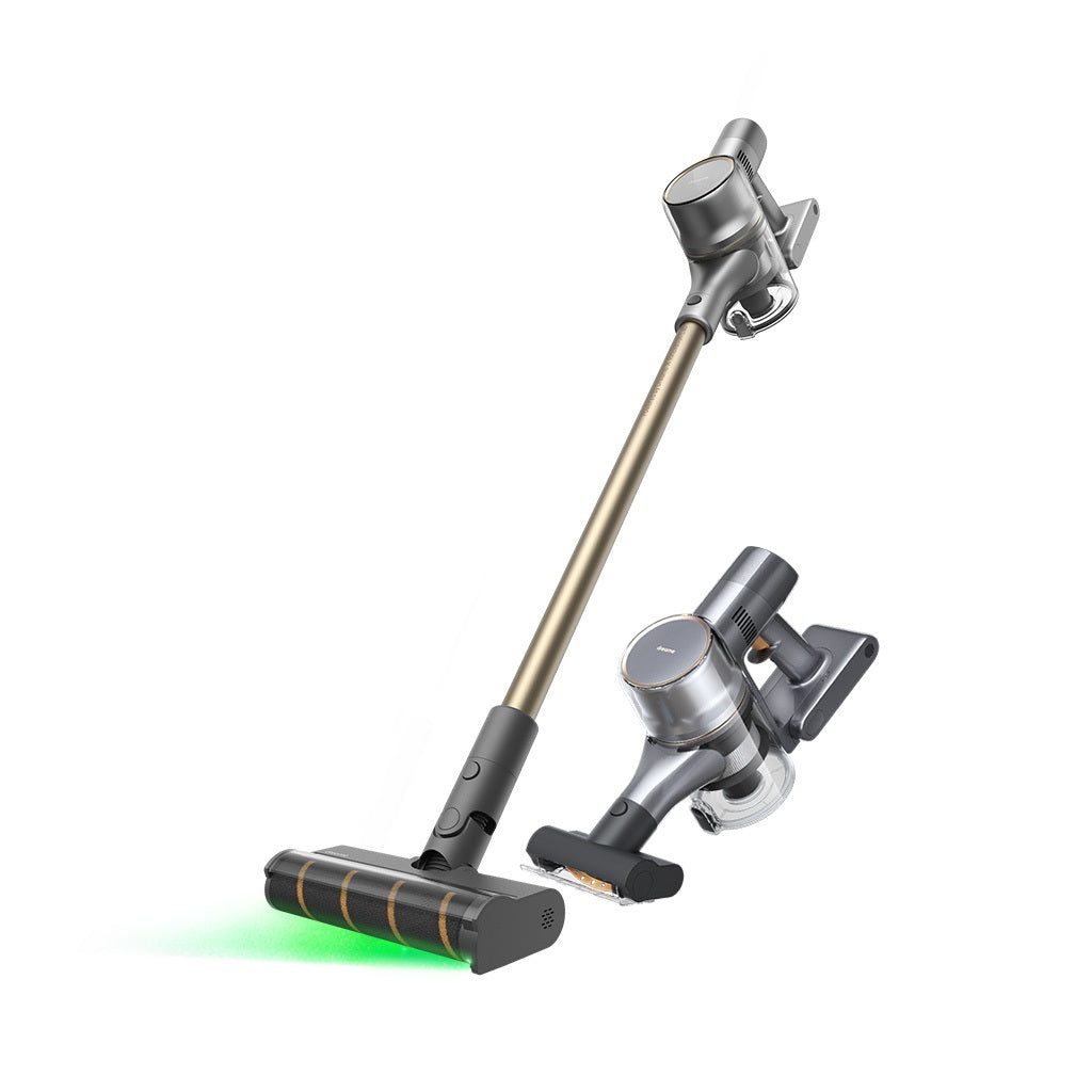 Dreame V12S / V10S Cordless Stick Vacuum เครื่องดูดฝุ่นไร้สาย เทคโนโลยีจับฝุ่นด้วยแสงสีเขียว แรงดูด 20KPa