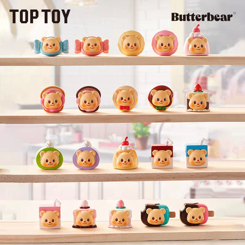TOPTOY ButterBear Afternoon Tea Mini Blind Bag Fridge Magnet ของเล่นฟิกเกอร์ ของขวัญวันเกิด