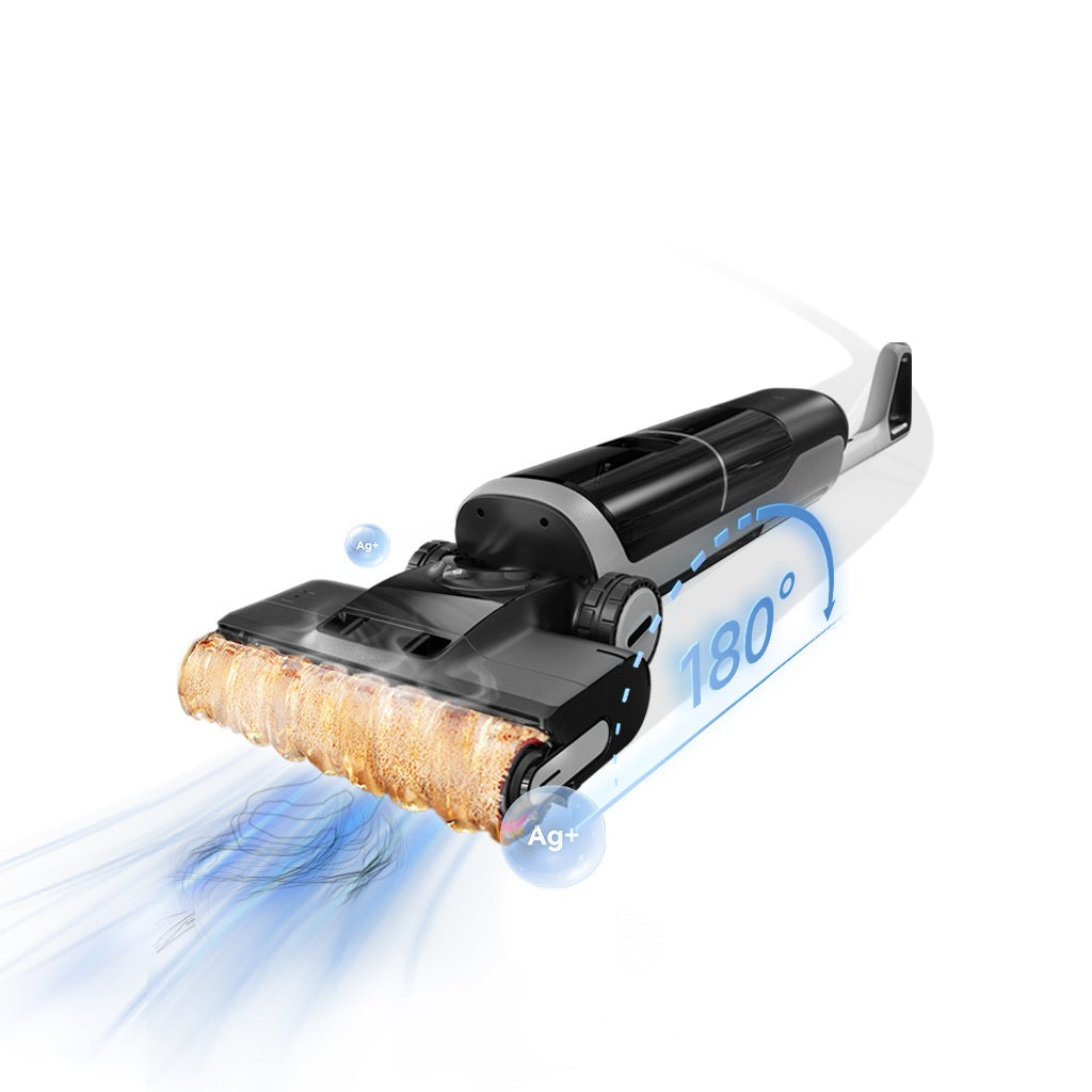 Dreame H14 Ultra Wet and Dry Vacuum เครื่องดูดฝุ่นถูพื้น เส้นผมพันกันเป็น0ล้างด้วยน้ำร้อน100℃ แห้งไว5นาที