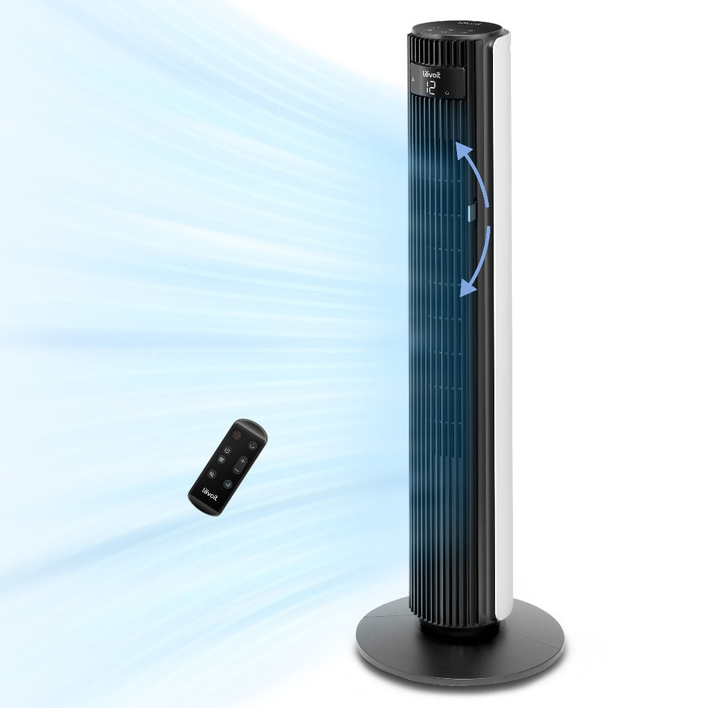 Levoit Smart Tower Fan LTF-F422F362F422Wifi พัดลมอัจฉริยะ ความเร็ว 12 ระดับ เซ็นเซอร์วัดอุณหภูมิ