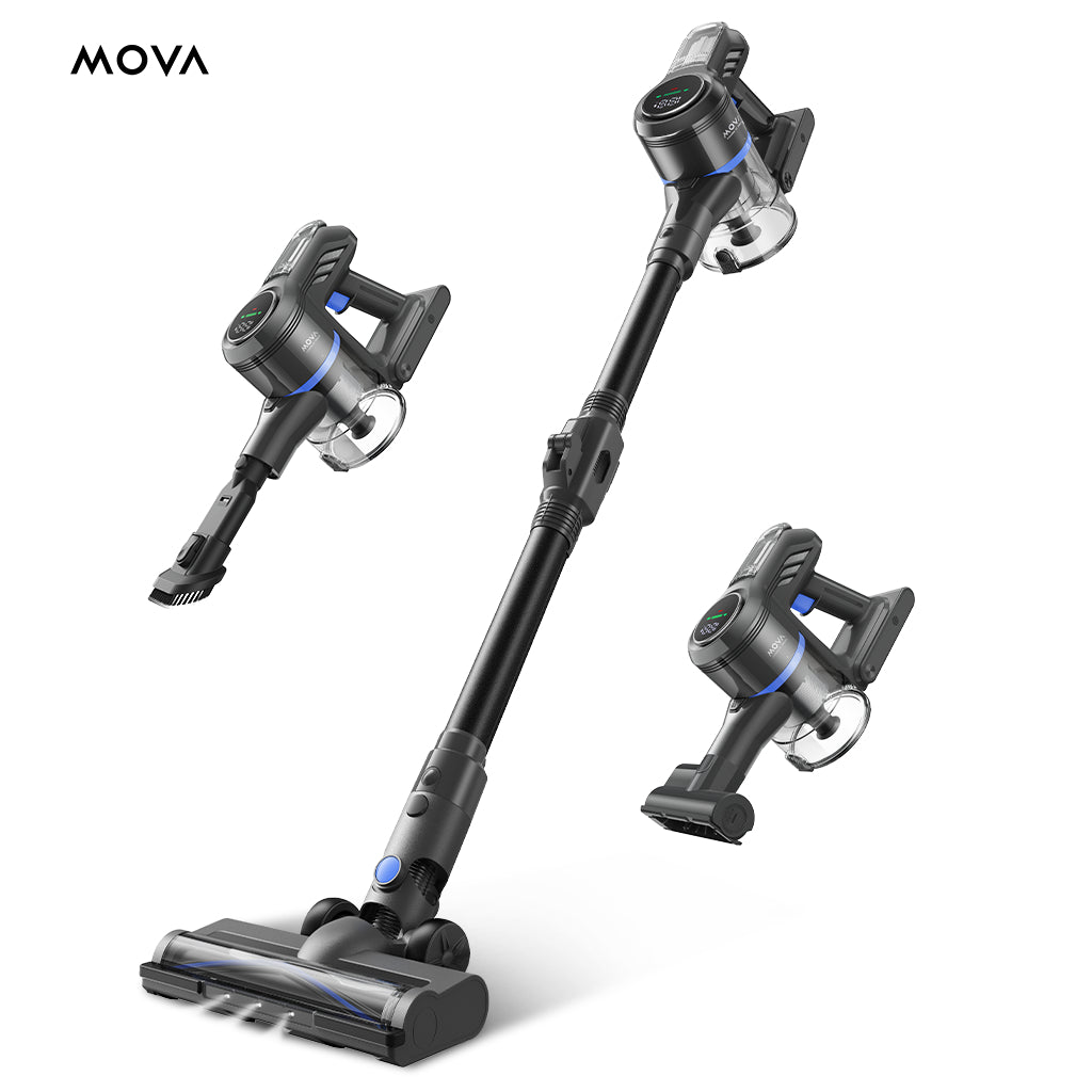 MOVA J30/S3 Detect Cordless Stick Vacuum เครื่องดูดฝุ่นไร้สาย | ท่อแบบพับได้ |ใช้แสงสีเขียวเห็นรอยฝุ่นได้มากขึ้น