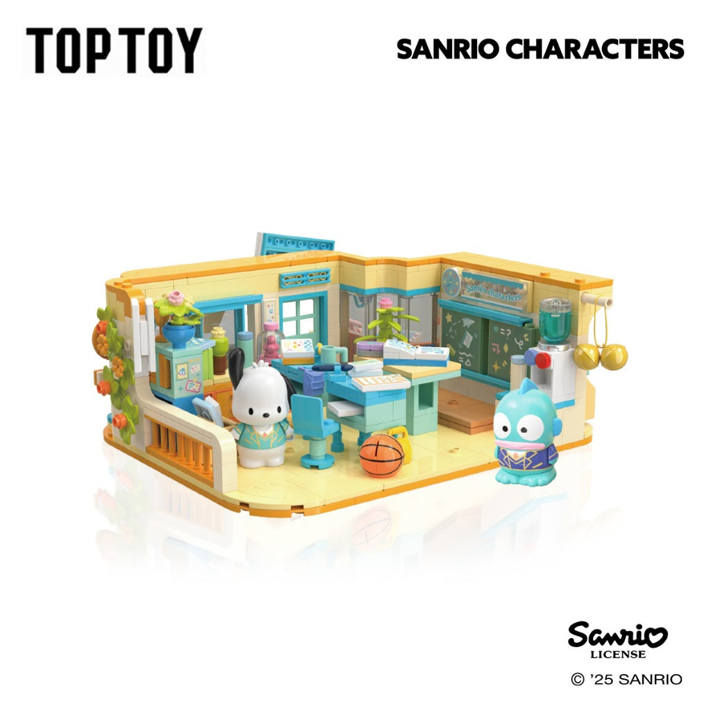 TOPTOY x Sanrio-School Series-Afternoon Classroom/Inspiration Lab/Sweet Dream Kindergarten Building Blocks บล็อกตัวต่อ