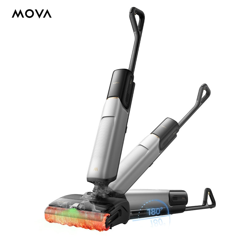MOVA X4 Pro / K30 Wet and Dry Vacuum เครื่องดูดฝุ่นถูพื้น ราบพื้นได้ 180°อบแห้งอัจฉริยะ ล้างด้วยน้ำร้อน