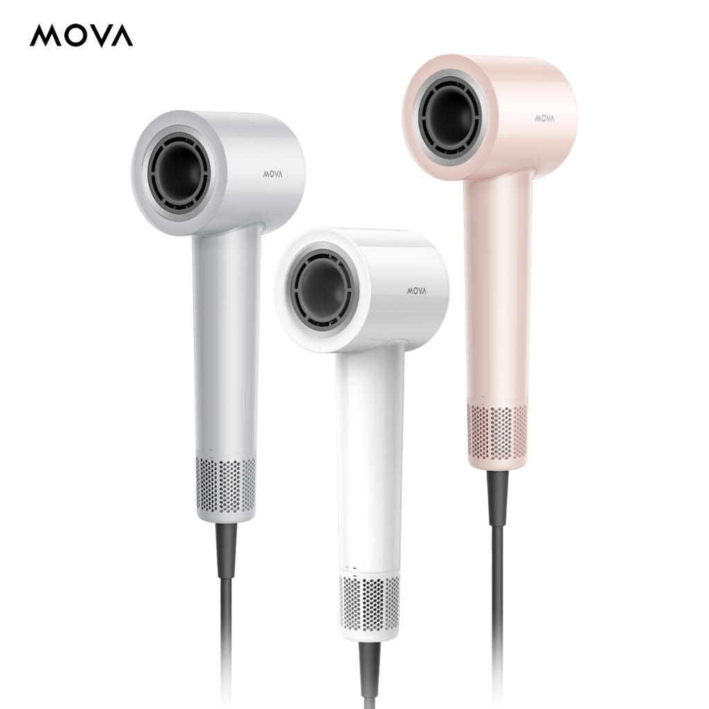 MOVA Turbo High-Speed Hair Dryer ไดร์เป่าผม|110,000 RPM | เป่าผมแห้งเร็วใน 40 วินาที | ไอออนลบ 200 ล้านตัว