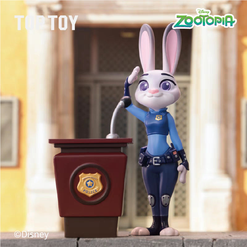TOPTOY x Disney Zootopia Judy & Nick Story Figures Blind Box ของเล่นฟิกเกอร์ ของขวัญวันเกิด