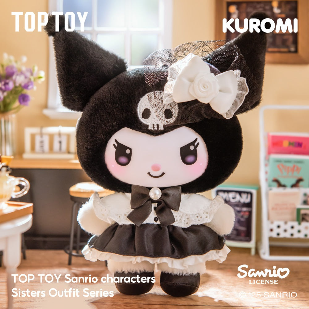 TOPTOY x Sanrio characters Sisters Outfit Series Figures Blind Box ของเล่นฟิกเกอร์ ของขวัญวันเกิด
