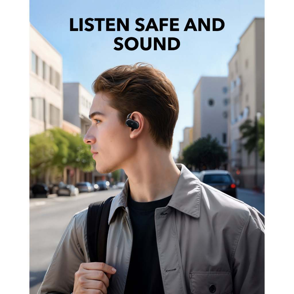 Soundcore V20i Open-Ear Earbuds Aerofit series หูฟังบลูทูธไร้สาย หูฟังไร้สาย หูฟังบลูทูธ เสียงเบสหนัก กันน้ํา สําหรับเล่