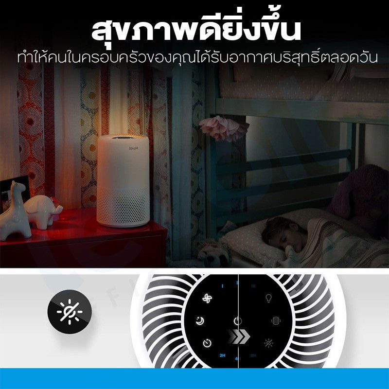 Levoit เครื่องฟอกอากาศ Air Purifier True HEPA Vista 200 กรองอากาศ กรองฝุ่น กรองอากาศ PM2.5