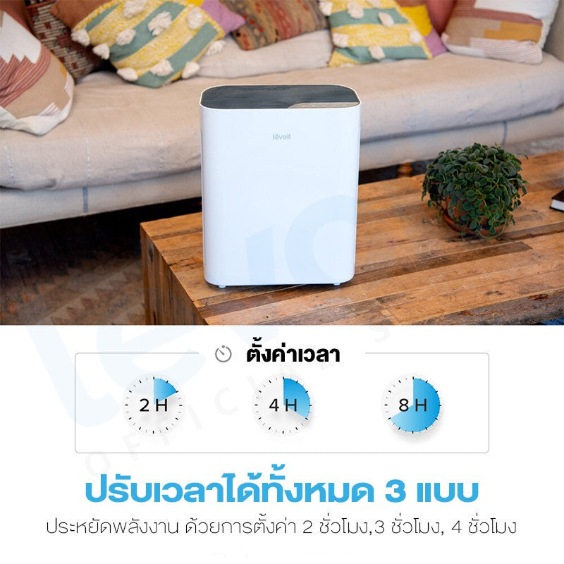 Levoit เครื่องฟอกอากาศ Air Purifier กรองอากาศ กรองฝุ่น PM2.5 จอสัมผัส แสดงผล LED True HEPA Vital 100