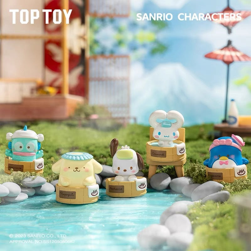 TOPTOY x Sanrio Characters Hot Spring Series Figures Toy ของเล่น ของขวัญวันเกิด