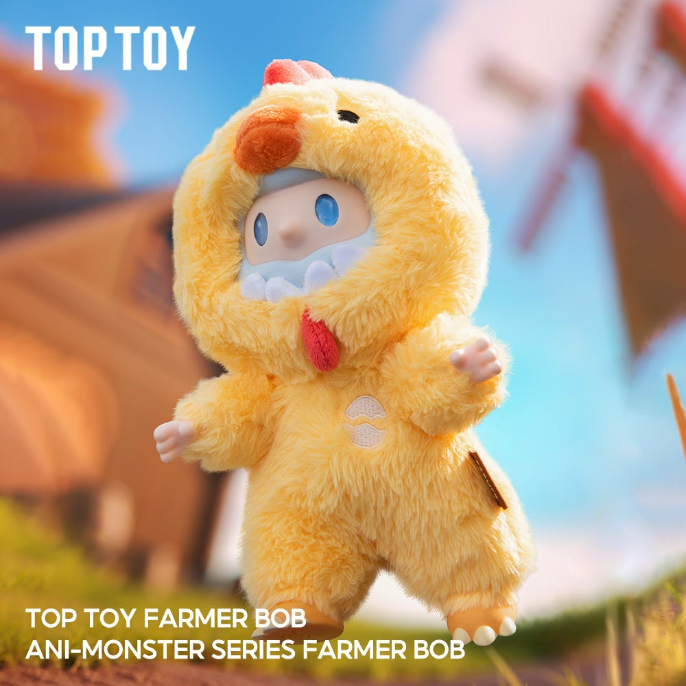 TOPTOY x FARMER BOB ANI-MONSTER SERIES Vinyl Plush Blind Box ของเล่นฟิกเกอร์ ของขวัญ