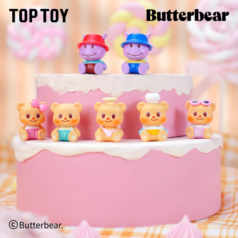 TOPTOY x Butterbear Magic Sitting Series Mini Figures Surprise Bag ของเล่นฟิกเกอร์ ของขวัญวันเกิด