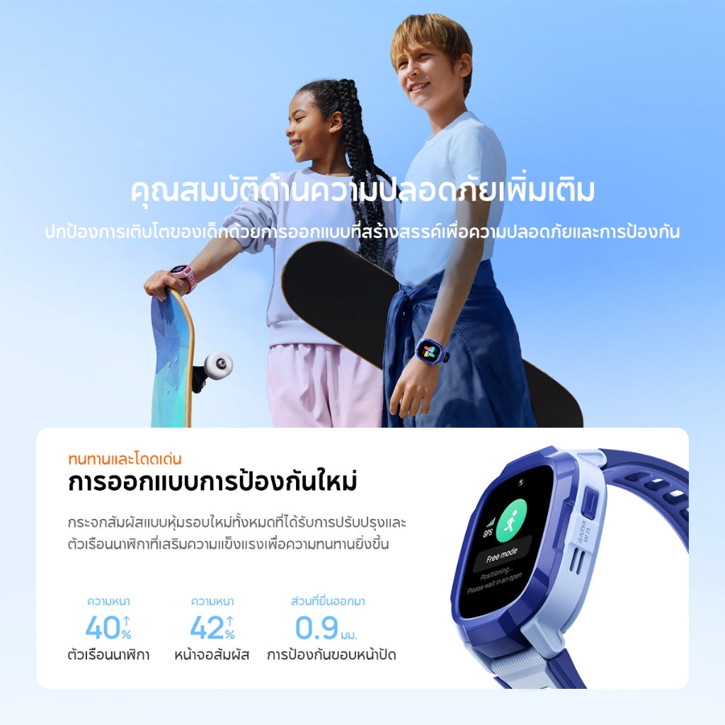 Mibro Watch Phone P6 นาฬิกาโทรศัพท์ เด็ก วิดีโอคอล ถ่ายรูป โทร GPS 4G watch นาฬิกากันเด็กหาย ติดตาม ประกัน1ปี
