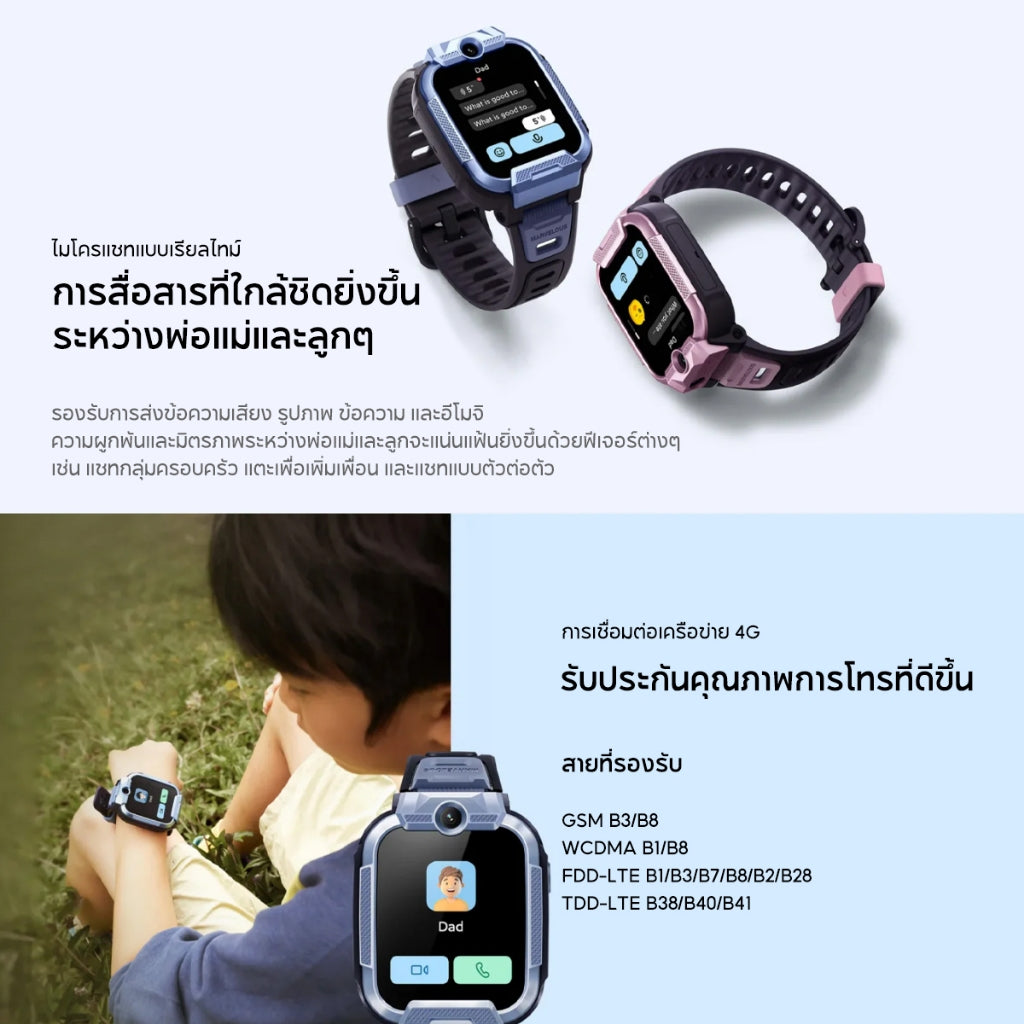 Mibro Kids smart watch Phone Z5 นาฬิกาโทรศัพท์ เด็ก วิดีโอคอล ถ่ายรูป โทร GPS 4G watch นาฬิกากันเด็กหาย ประกัน1ปี