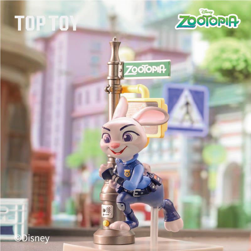 TOPTOY x Disney Zootopia Judy & Nick Story Figures Blind Box ของเล่นฟิกเกอร์ ของขวัญวันเกิด