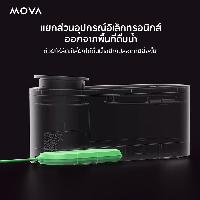 MOVA WF10 Pro Pet water fountain แบ่งปันความสดชื่น น้ําพุสําหรับสัตว์เลี้ยง