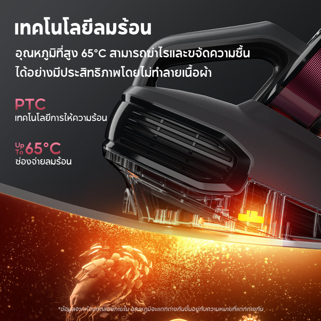 JIMMY BX8 Dust Mites Vacuum Cleaner เครื่องดูดไรฝุ่น อบแห้งด้วยอุณหภูมิสูง 65℃ เครื่องดูดฝุ่นที่นอน