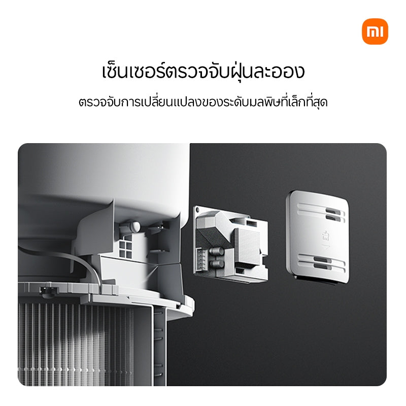 Xiaomi Smart Pet Care Air Purifier ระบบกรองสามชั้น ดูดซับพลังแรง 360° ขจัดกลิ่นสัตว์เลี้ยง กำจัดขนและรังแค