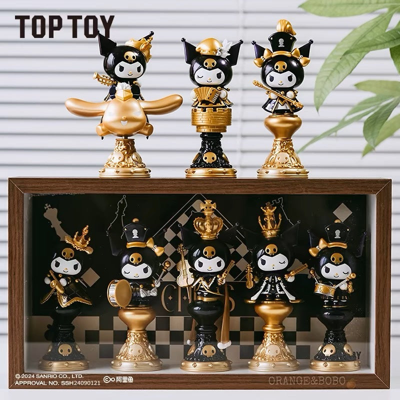 TOPTOY x KUROMl Chess Series Figures Blind Box Toy ของเล่นฟิกเกอร์ ของขวัญวันเกิด สําหรับเด็ก