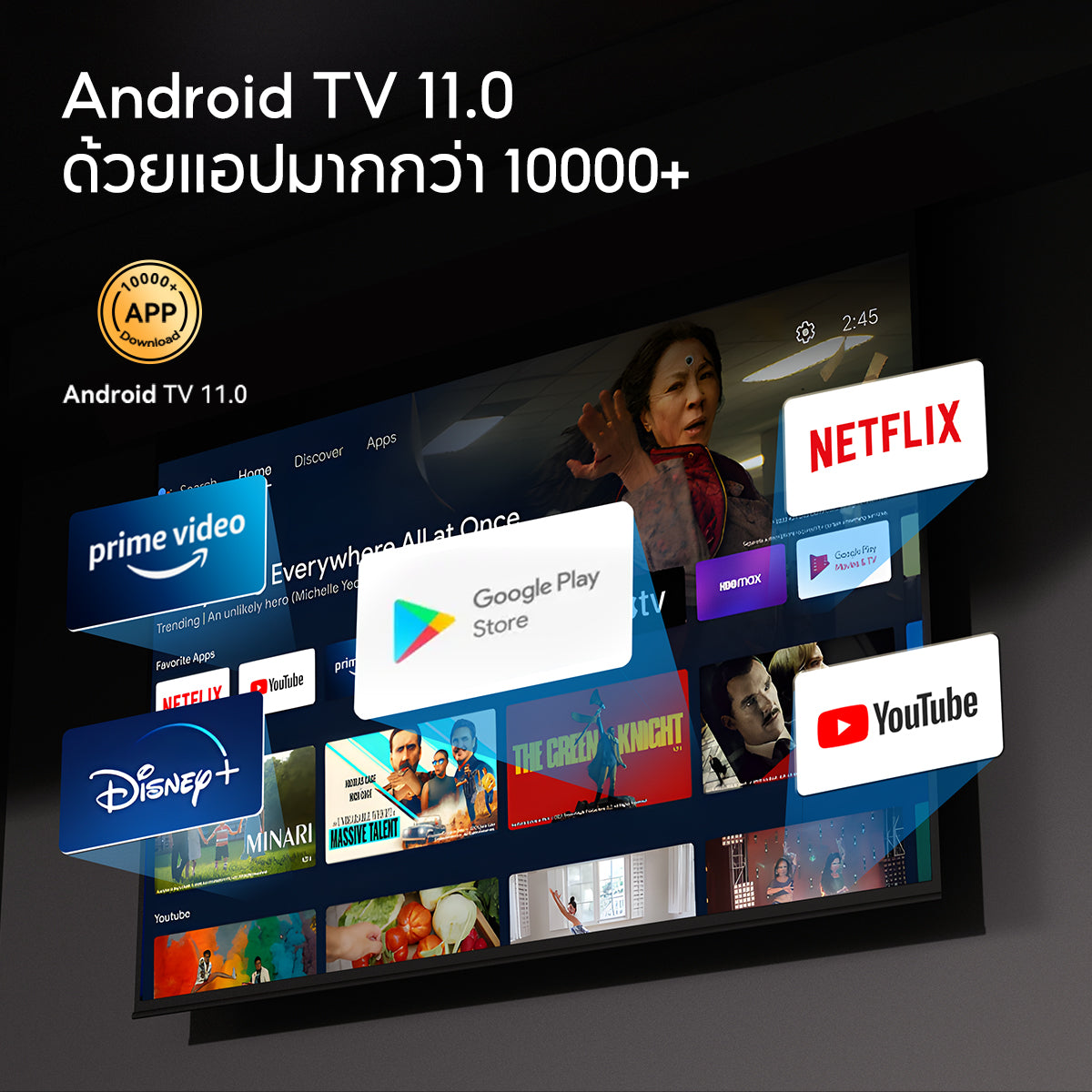 Wanbo Mozart 1 Pro 900 ANSI Projector Netflix 1080P โปรเจคเตอร์ พกพา Android 11.0 ASA 3.0