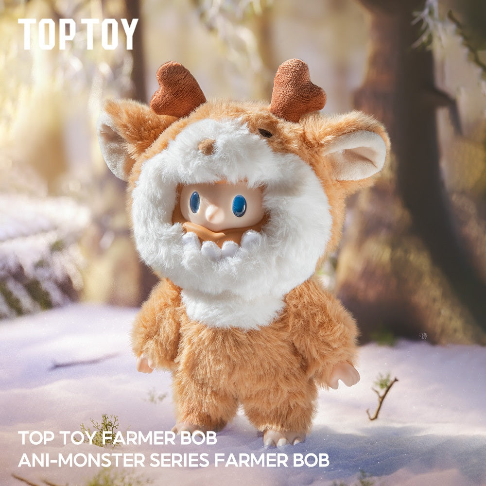 TOPTOY x FARMER BOB ANI-MONSTER SERIES Vinyl Plush Blind Box ของเล่นฟิกเกอร์ ของขวัญ