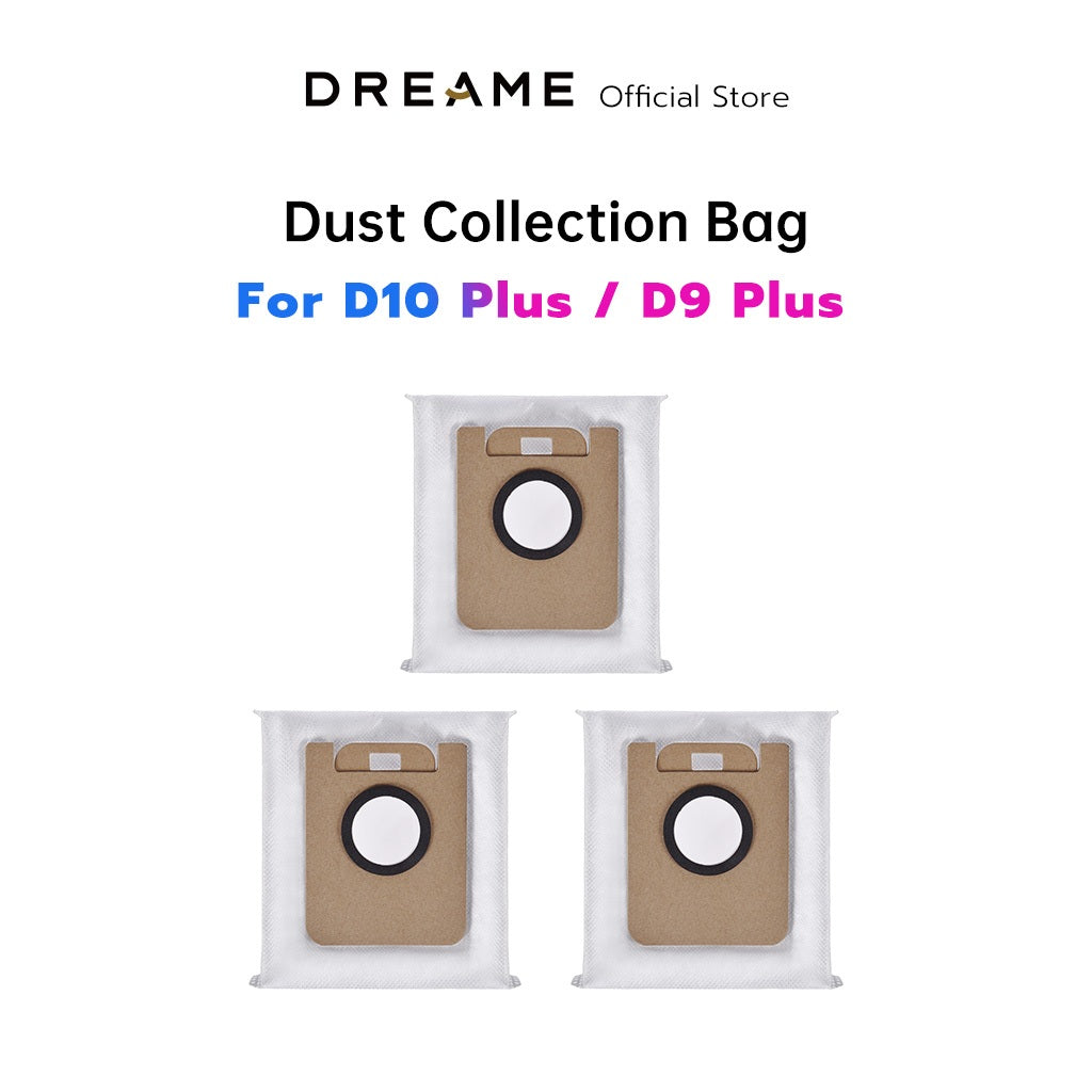 Dreame D10 Plus Side Brush Set / Dust Collection Bag อุปกรณ์เสริมหุ่นยนต์ดูดฝุ่น แปรงปัดด้านข้าง ถุงเก็บฝุ่น