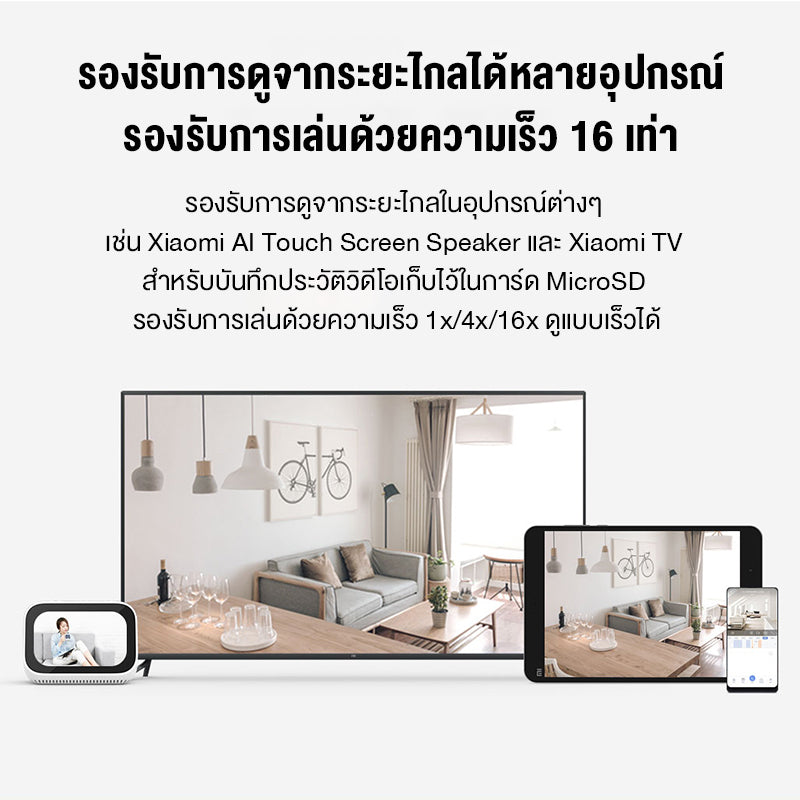 Xiaomi Mi Smart Camera C400 2.5K Home Security Camera กล้องวงจรปิดไร้สาย 2.5K พาโนรามา 360° กล้องวงจรปิด