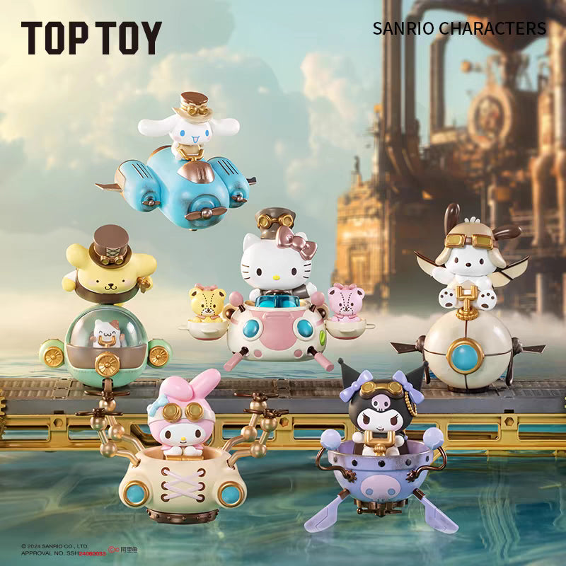 TOPTOY x Sanrio Characters Steampunk Series Figures Blind Box ของเล่นฟิกเกอร์ ของขวัญวันเกิด