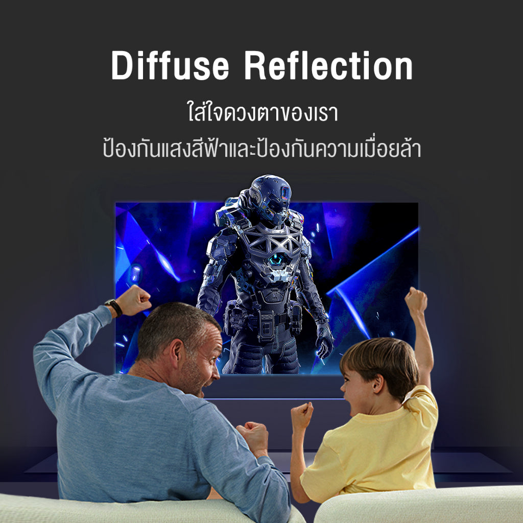 Wanbo HD Anti-Light Curtain Projector Screen White 100นิ้ว จอโปรเจคเตอร์ จอโปรเจคเตอร์ความสว่างสูง เพิ่มสี 1.8 เท่