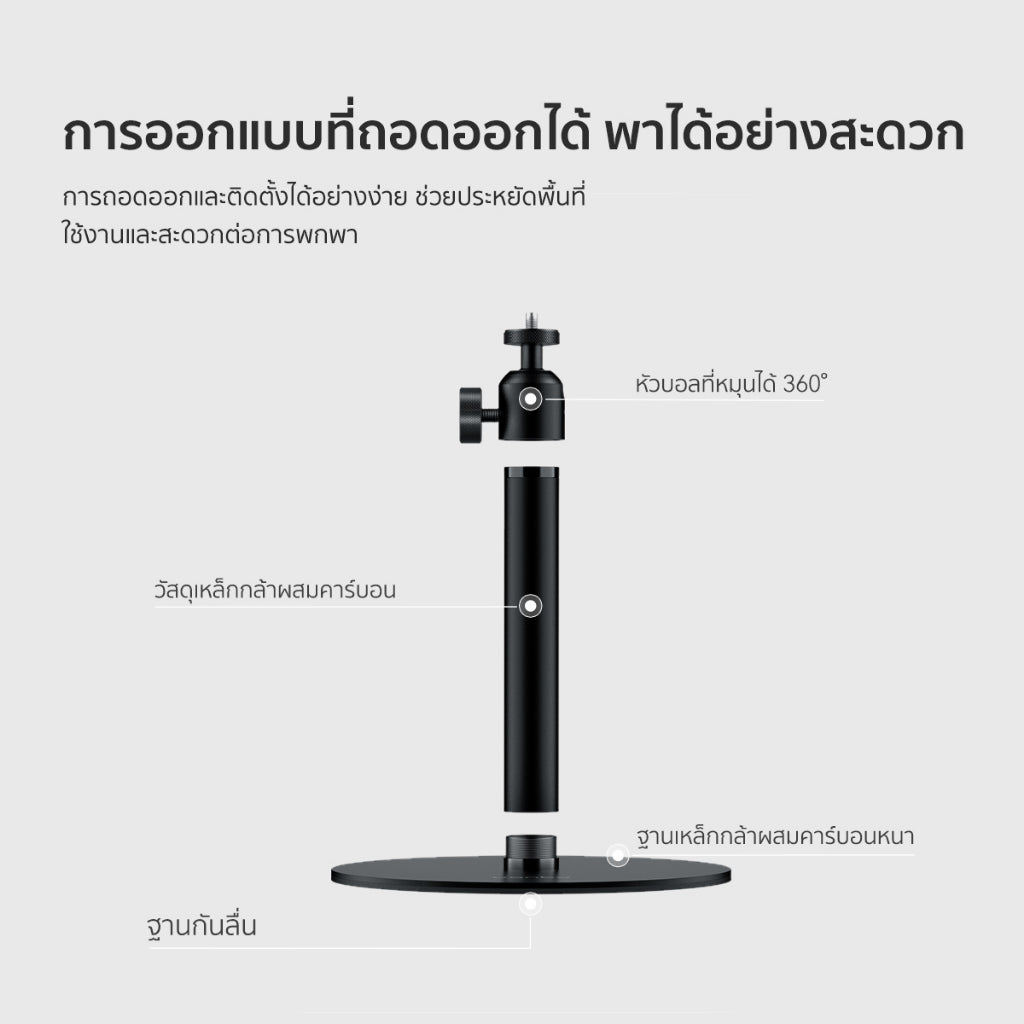 Wanbo Projector Desk Bracket ขาตั้งโปรเจคเตอร์ ขาตั้งสำหรับโปรเจคเตอร์แบบพกพา ด้วยความเสถียร 360°