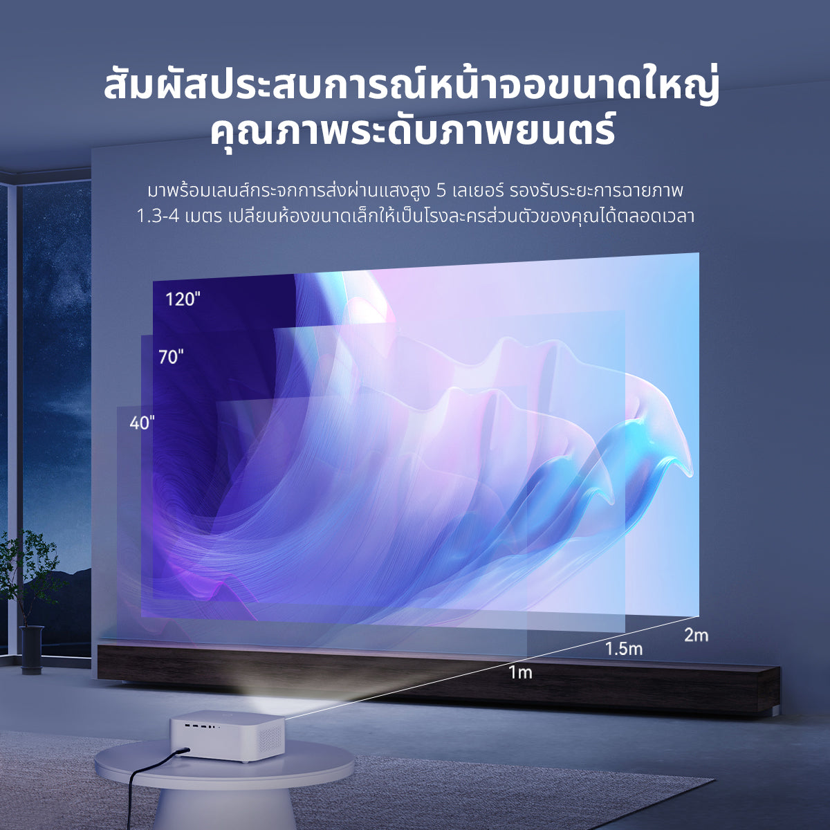 Wanbo X2 Max 1080P HD Projector โปรเจคเตอร์ มินิโปรเจคเตอร์ คุณภาพระดับ Android 9.0