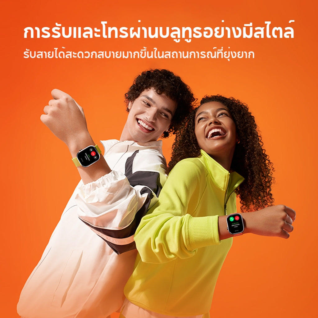 Mibro Watch C4 สมาร์ทวอทช์ โทรได้ วัสดุโลหะ กันน้ำ 2ATM ลื่นไหล 60Hz หน้าจอใหญ่ 2.01 นิ้ว -12M