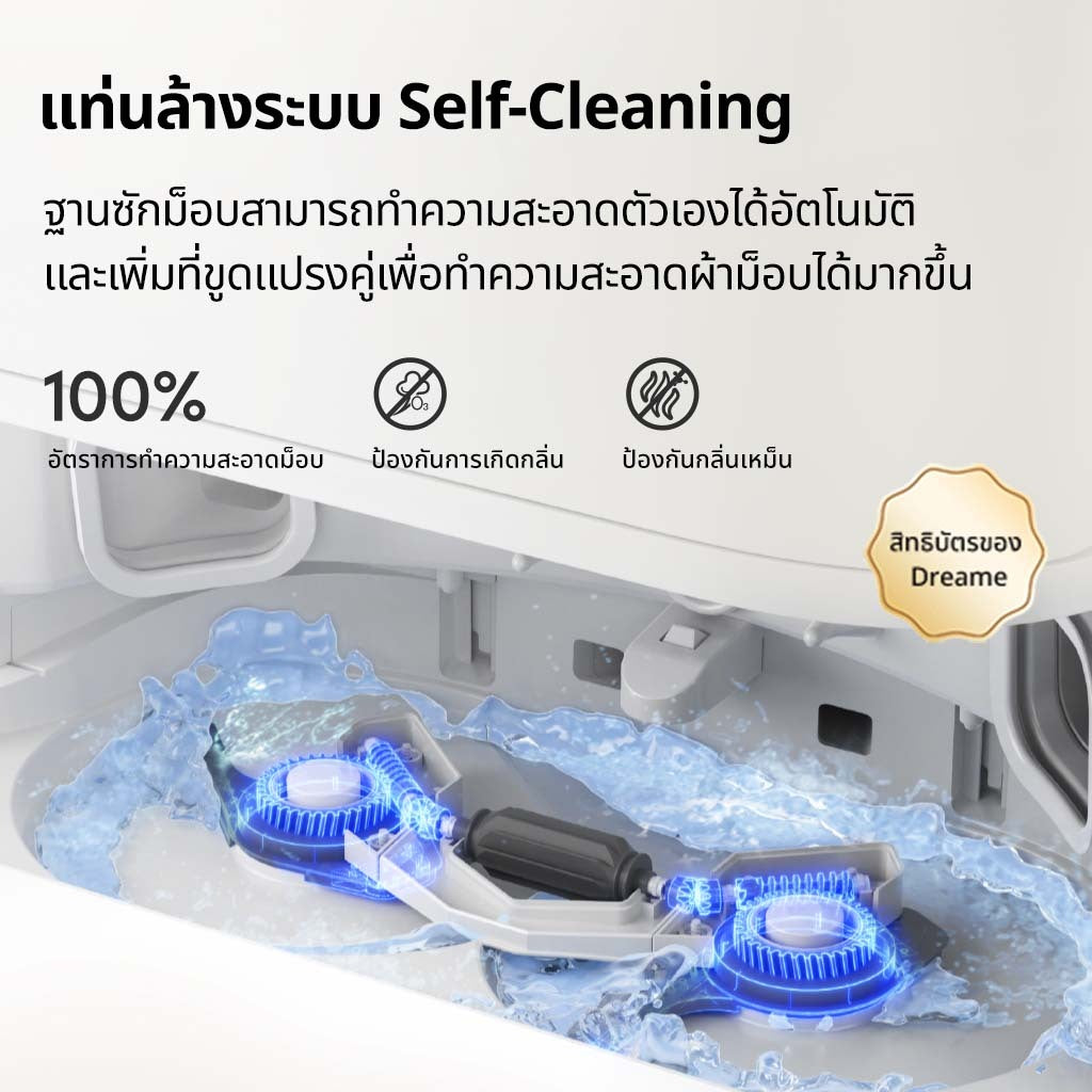 Dreame Bot L30s Ultra Robot Vacuum หุ่นยนต์ดูดฝุ่นถูพื้น ถูพื้น ซักผ้าถู อบผ้า แรงดูดสูงถึง 11,000Pa