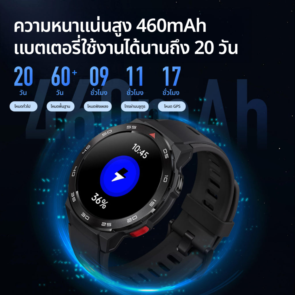 Mibro Watch GS / GS Pro / GS Active สมาร์ทวอทช์ GPS ในตัว กันน้ำ 5ATM หน้าจอ AMOLED 60Hz