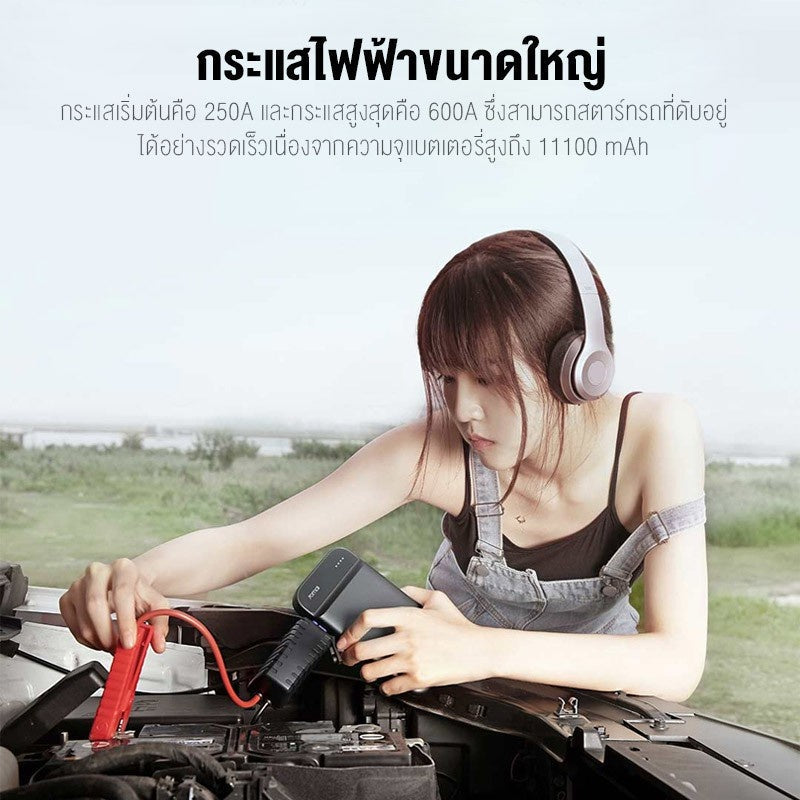 จั้มสตาร์ทรถยนต์ Portable Car Jump Starter Max PS06 / PS01