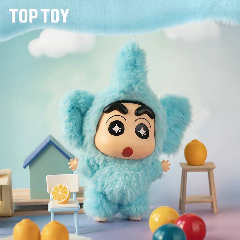 TOPTOY x CRAYON SHINCHAN Play Party Series Blind Box ของเล่นฟิกเกอร์ ของขวัญวันเกิด
