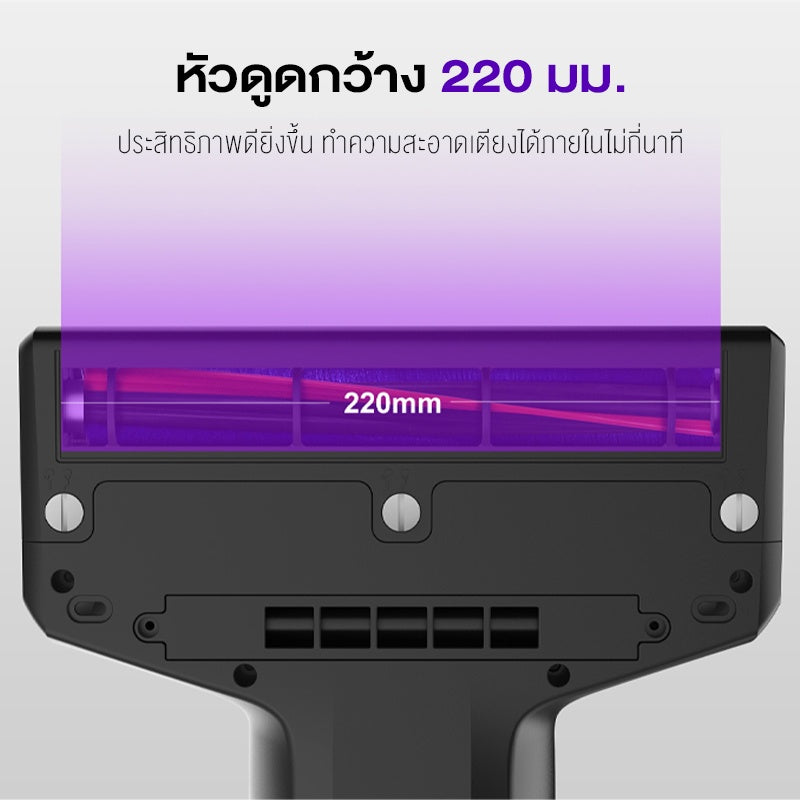 JIMMY JV12 Anti-mite Vacuum Cleaner เครื่องดูดไรฝุ่น แรงดูด กำจัดไรฝุ่นด้วยแสง 99.99%