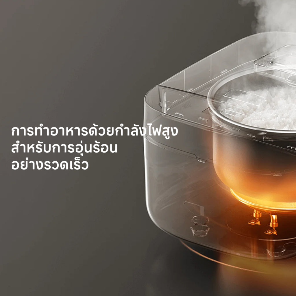 Xiaomi Smart Multifunctional Rice Cooker หม้อหุงข้าวไฟฟ้า หม้อหุงข้าวอัจฉริยะ กำลังไฟ 710W ความจุใหญ่