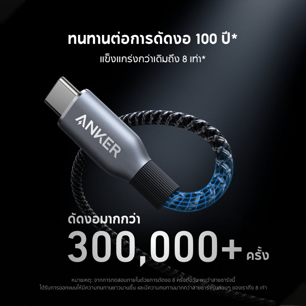 Anker Prime Type C to C Cable 240W USB C สายชาร์จเร็ว ชาร์จเร็ว for iPhone 16 Series iPad MacBook Samsung GalaxyS24