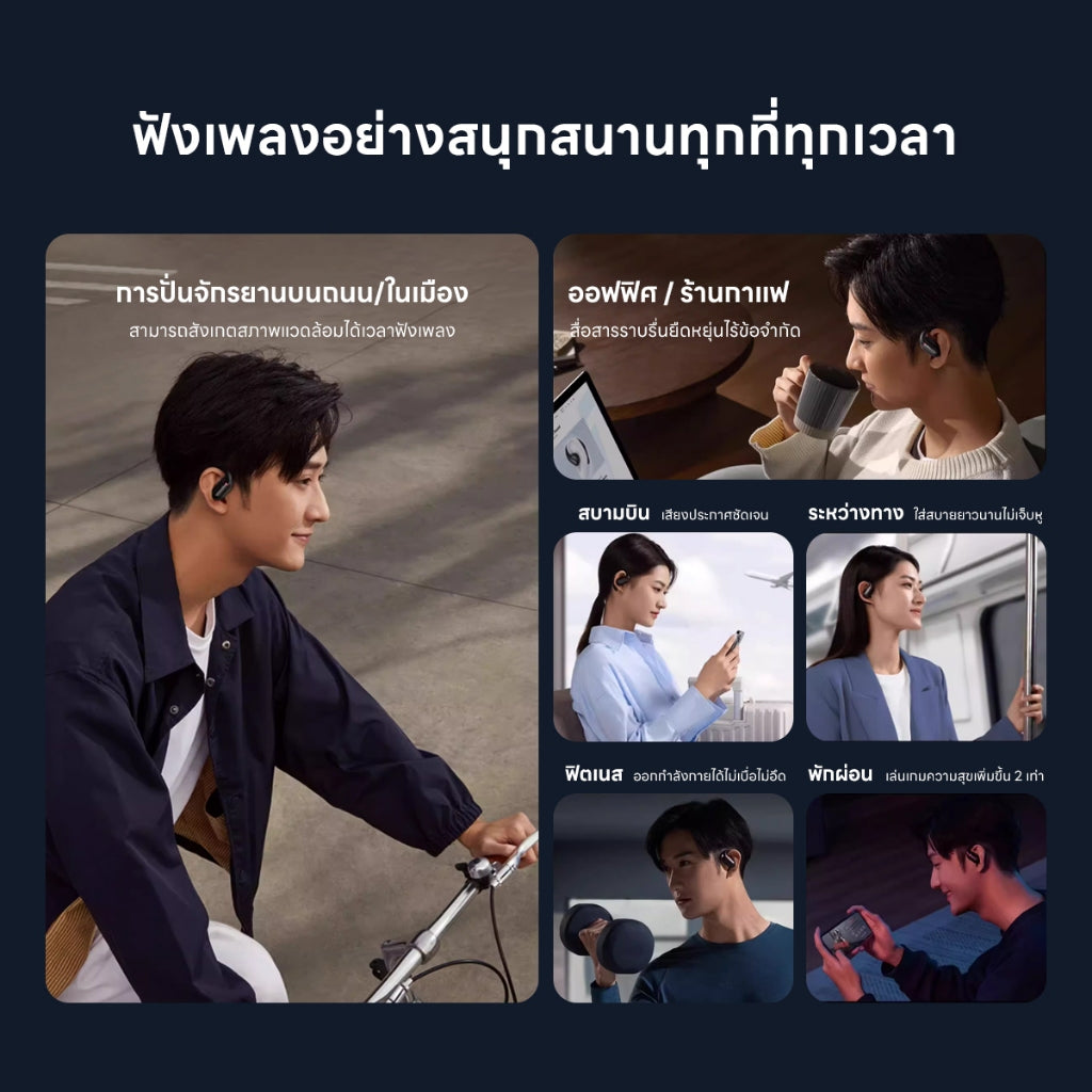 Anker Soundcore V30i หูฟังบลูทูธไร้สาย เสียงเบสหนัก กันน้ำ สําหรับเล่นกีฬา ปั่นจักรยาน A3871/A3872/A3873