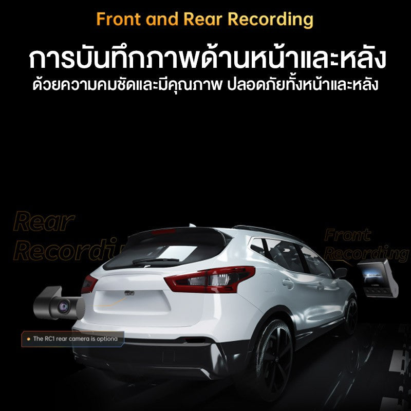 DDPAI Z40 GPS Dual Front and Rear Dash cam 1944PCar Camera กล้องติดรถยนต์ บันทึกขณะจอดรถ24 ชั่วโมง กล้องมองหลังติดรถยนต์