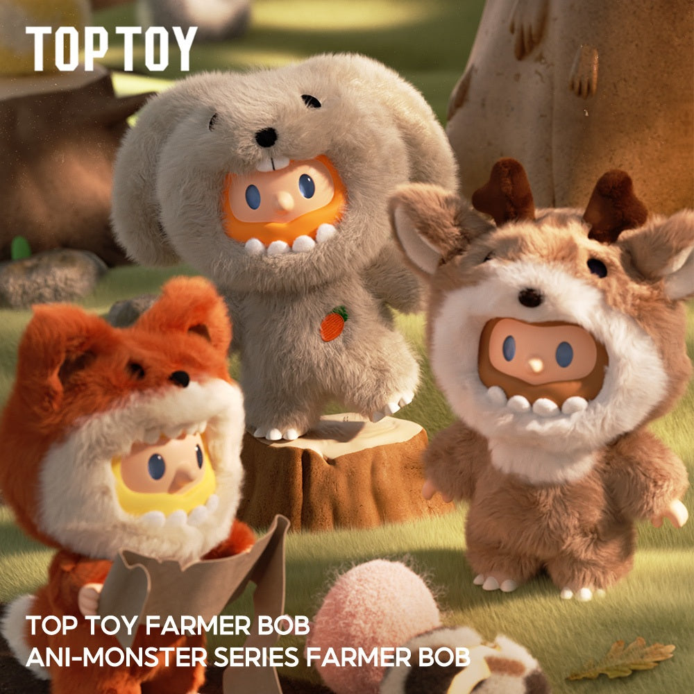 TOPTOY x FARMER BOB ANI-MONSTER SERIES Vinyl Plush Blind Box ของเล่นฟิกเกอร์ ของขวัญ