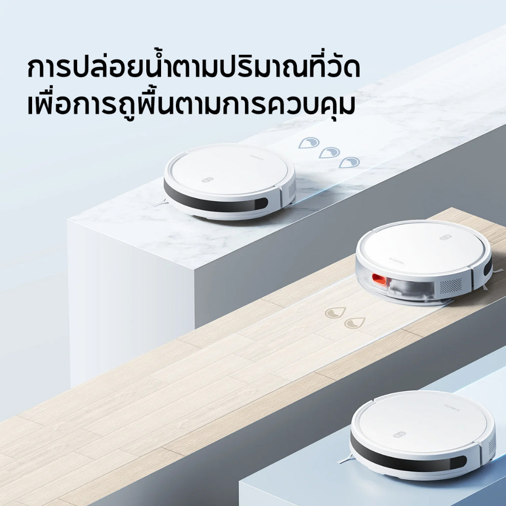 Xiaomi Mi Mijia Robot Vacuum Mop E10/E10C / E5 หุ่นยนต์กวาด เครื่องดูดฝุ่น ดูดแรง 4000Pa โหมดคู่ดูดฝุ่น/ถูพื้น