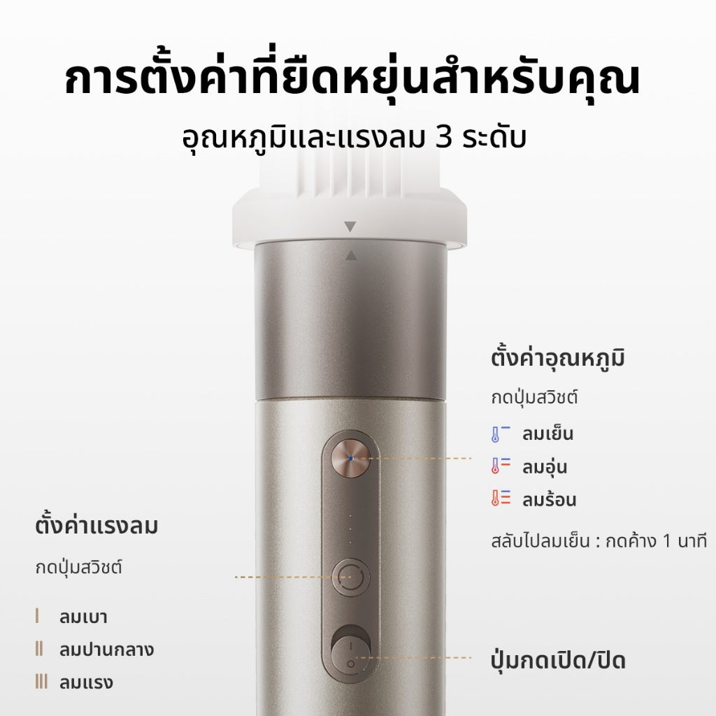 Dreame AirStyle / Airstyle Pro Hair Drying & Styling System เครื่องจัดแต่งทรงผม เป่าผม ม้วนผมอัตโนมัติ ลอนเรียบ