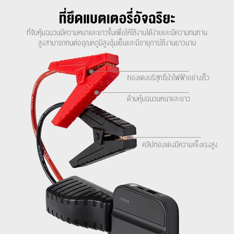 จั้มสตาร์ทรถยนต์ Portable Car Jump Starter Max PS06 / PS01