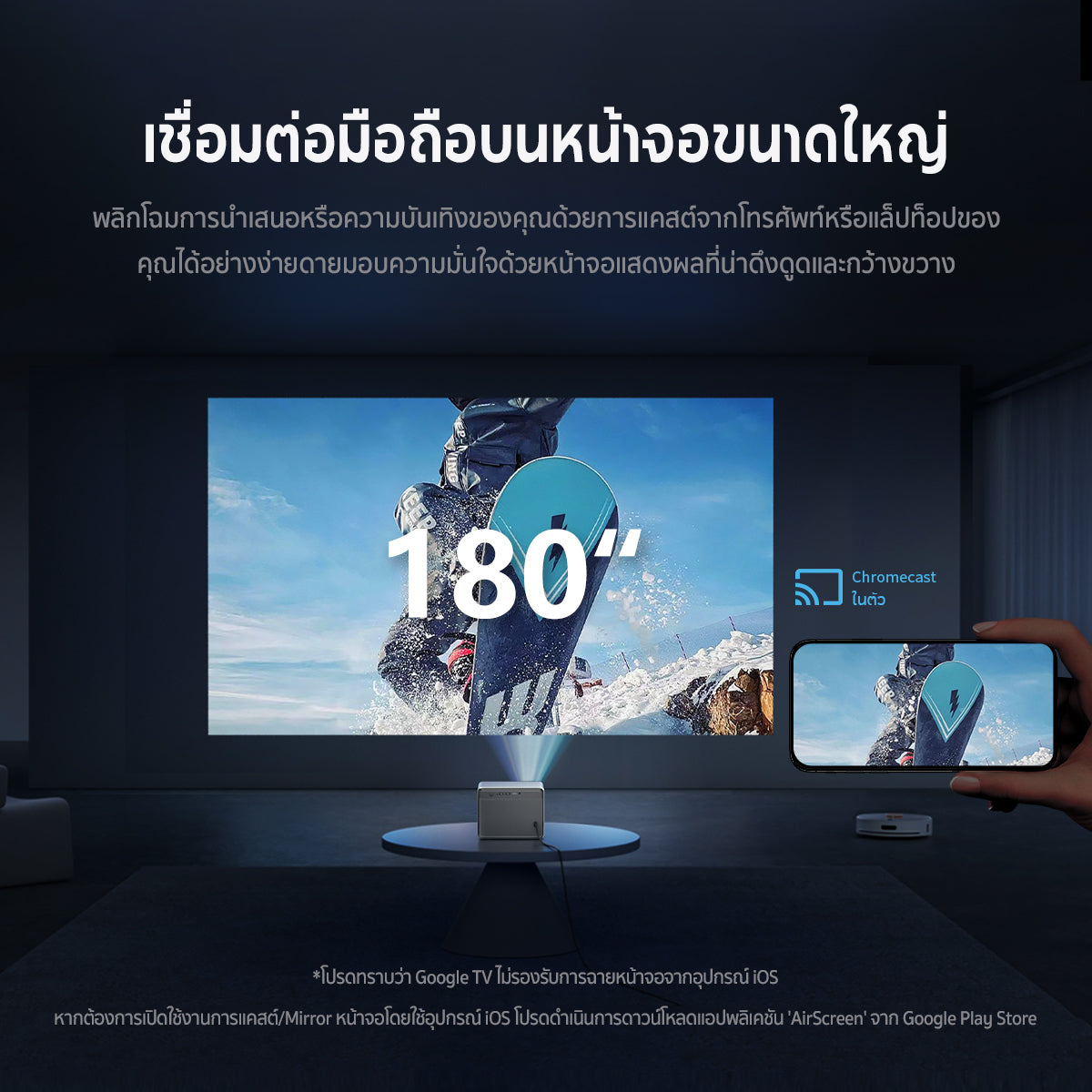 Wanbo DaVinci 1 Pro Projector โปรเจคเตอร์ คุณภาพระดับ Android 11.0 NETFLIX เวอร์ชั่นแท้เท่านั้น