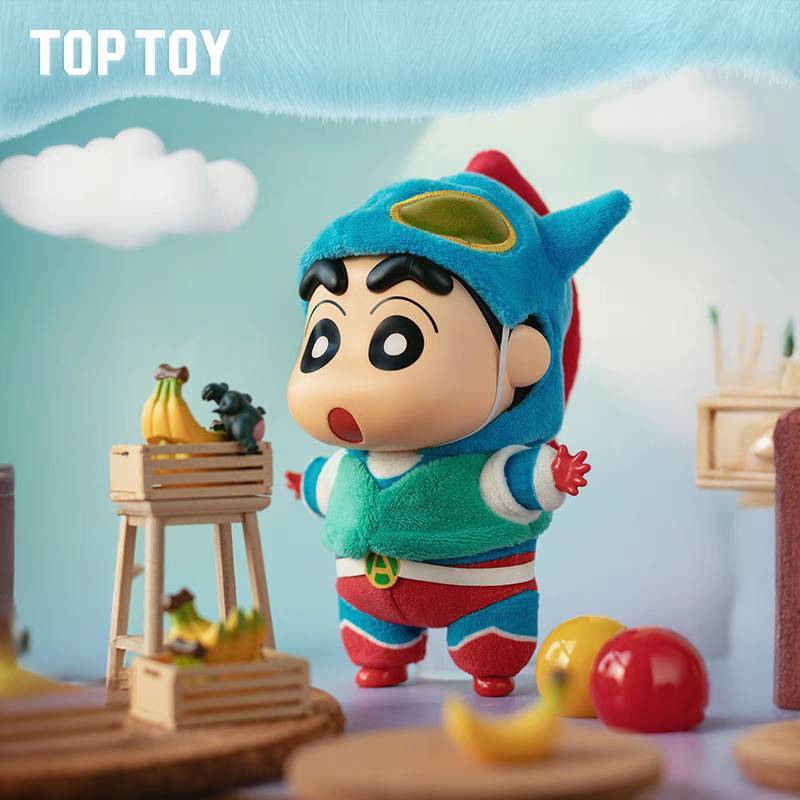 TOPTOY x CRAYON SHINCHAN Play Party Series Blind Box ของเล่นฟิกเกอร์ ของขวัญวันเกิด