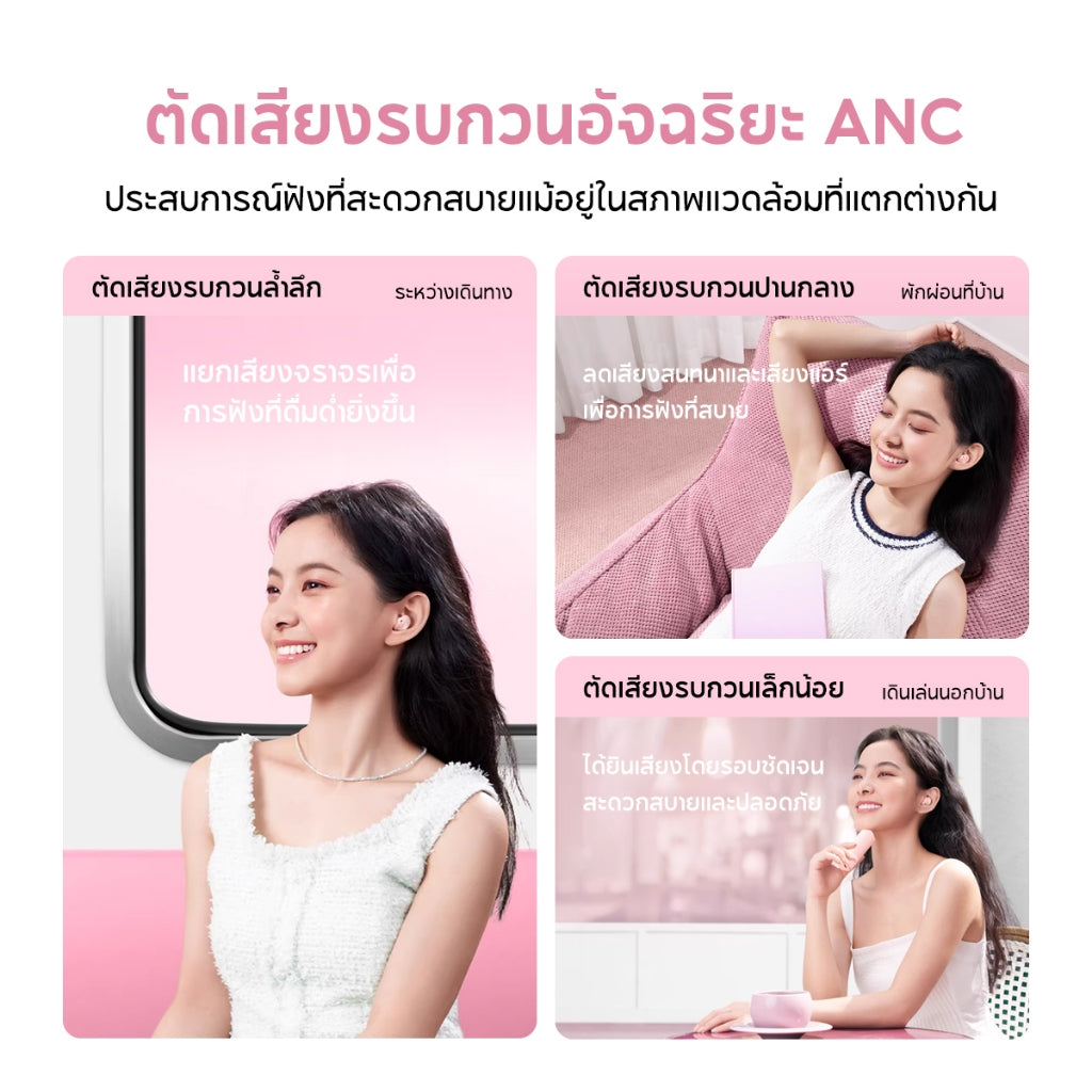 Soundcore A30i Noise Cancelling Earbuds หูฟังบลูทูธไร้สาย ลดเสียงรบกวน All-New True-Wireless Earbuds Reduce Noise A3958