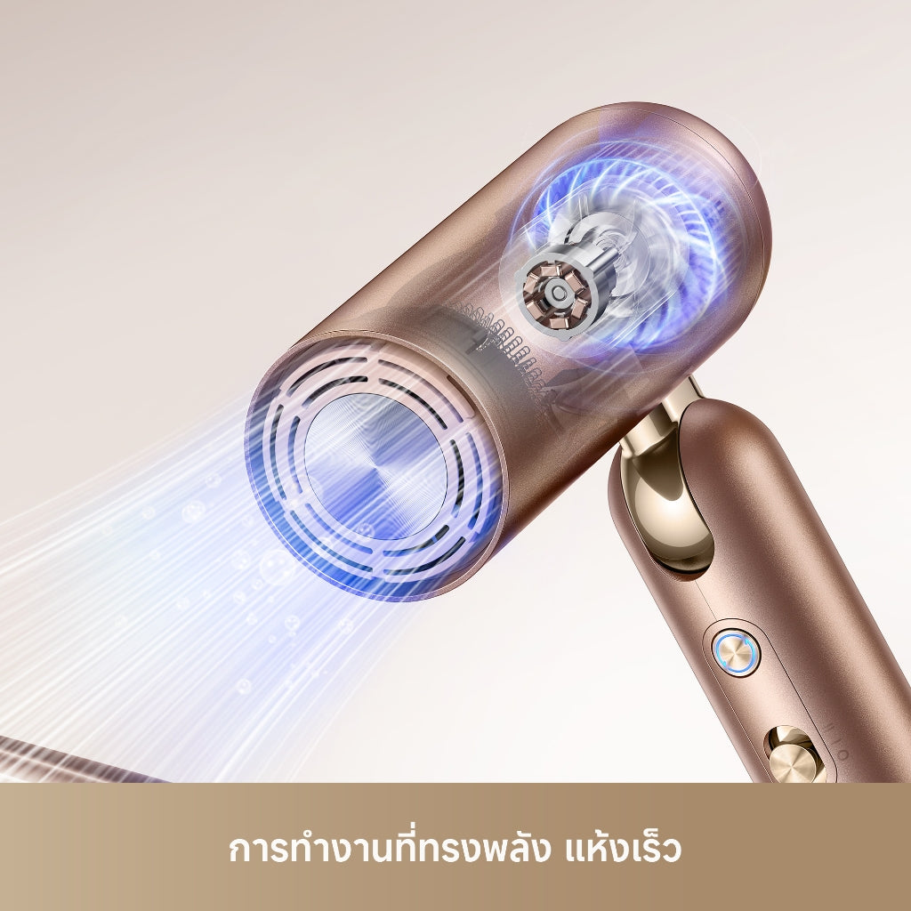 Dreame Pocket Uni High-Speed Hair Dryer ไดร์เป่าผม ความเร็วสูง พับได้ พกง่าย เป่าแห้งไว เปลี่ยนทรงได้